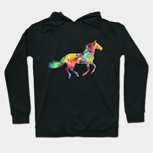 watercolor horse Hoodie